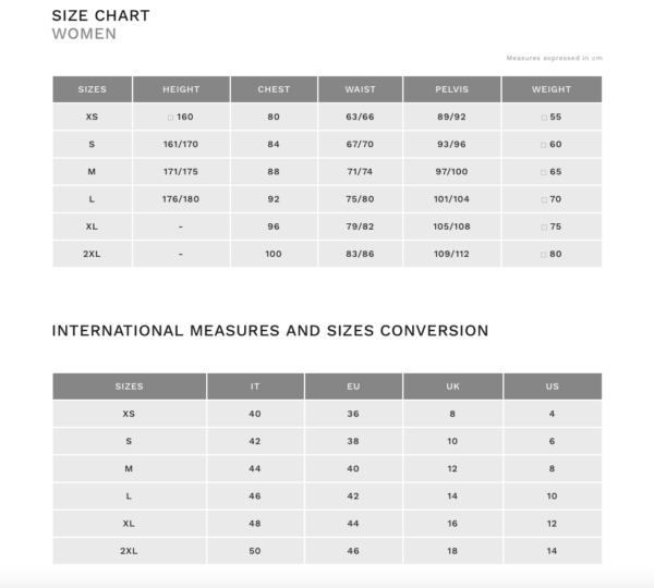 Size Chart – Homisport