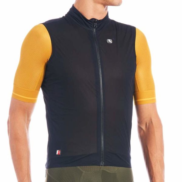Elite Windoff Lite CYCLING Vest Hi Vis Yellow Made in Italy by GSG 