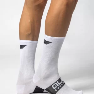 Alé Cycling Socks Follow Me White Breathable and Lightweight