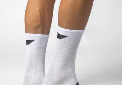 Alé Cycling Socks Follow Me White Breathable and Lightweight