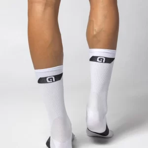 Alé Cycling Socks Follow Me White Breathable and Lightweight