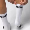 Alé Cycling Socks Follow Me White Breathable and Lightweight